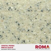 Imagem de REVESTIMENTO CRISTAL PEDRA PRETO SUAVE 23 KG - ROMA